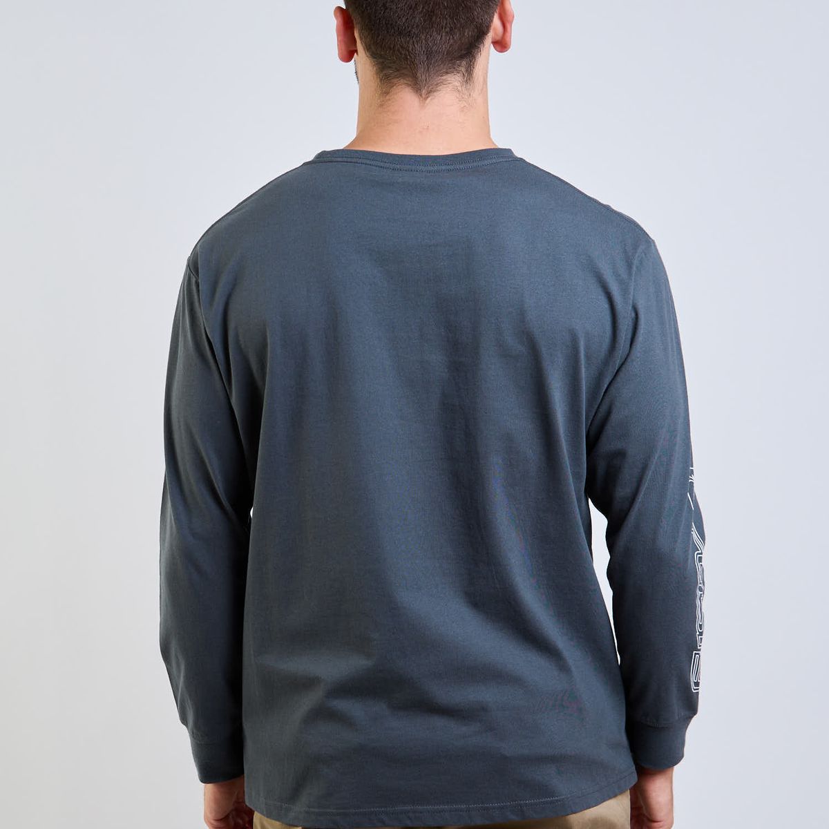 RUSTY - Polera ML Speed R Gris Hombre Rusty