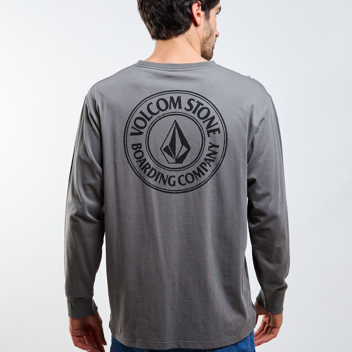 VOLCOM - Polera ML Drain You Verde Hombre Volcom