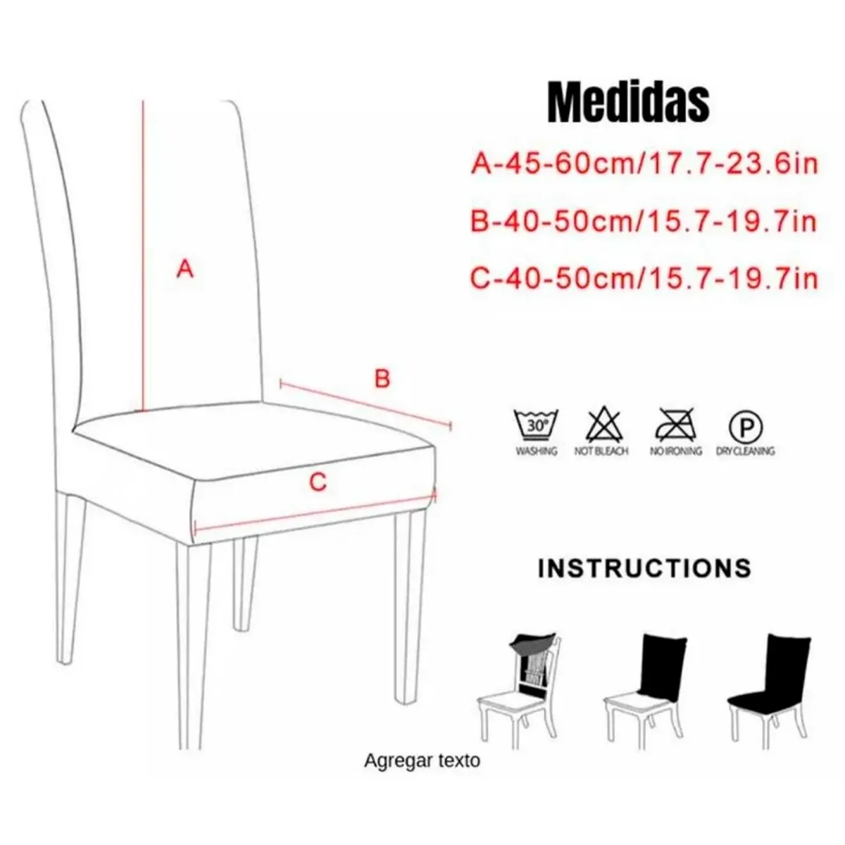 GENERICO - Funda Para Sillas Tela Gruesa Asiento Comedor Amarillo