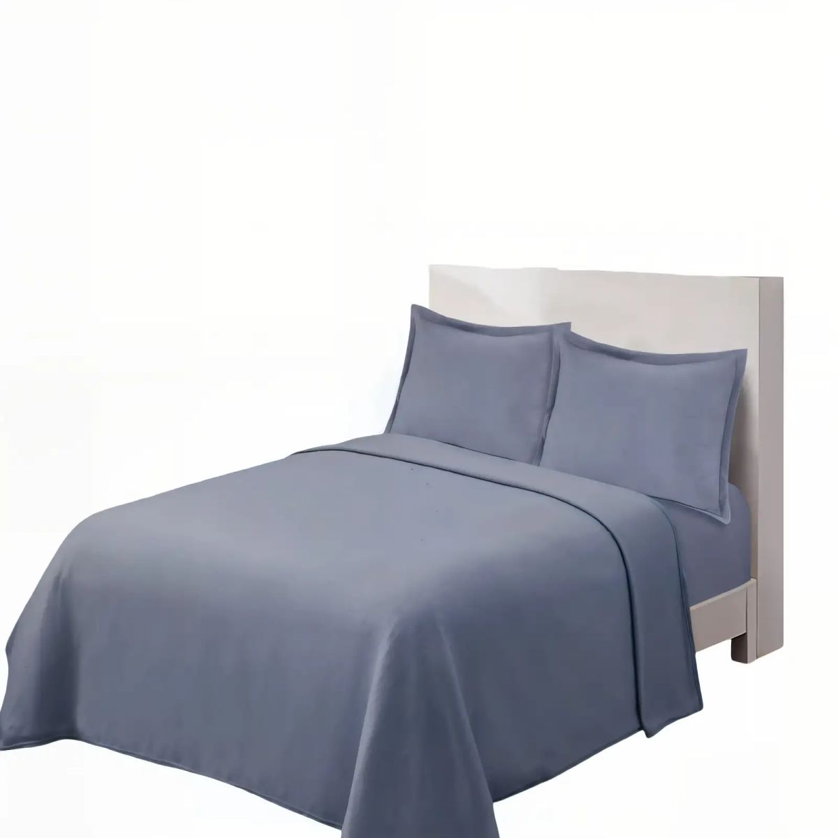 GENERICO - SABANA POLAR PREMIUM TENG FEI PLAZA Y MEDIA  COLOR GRIS
