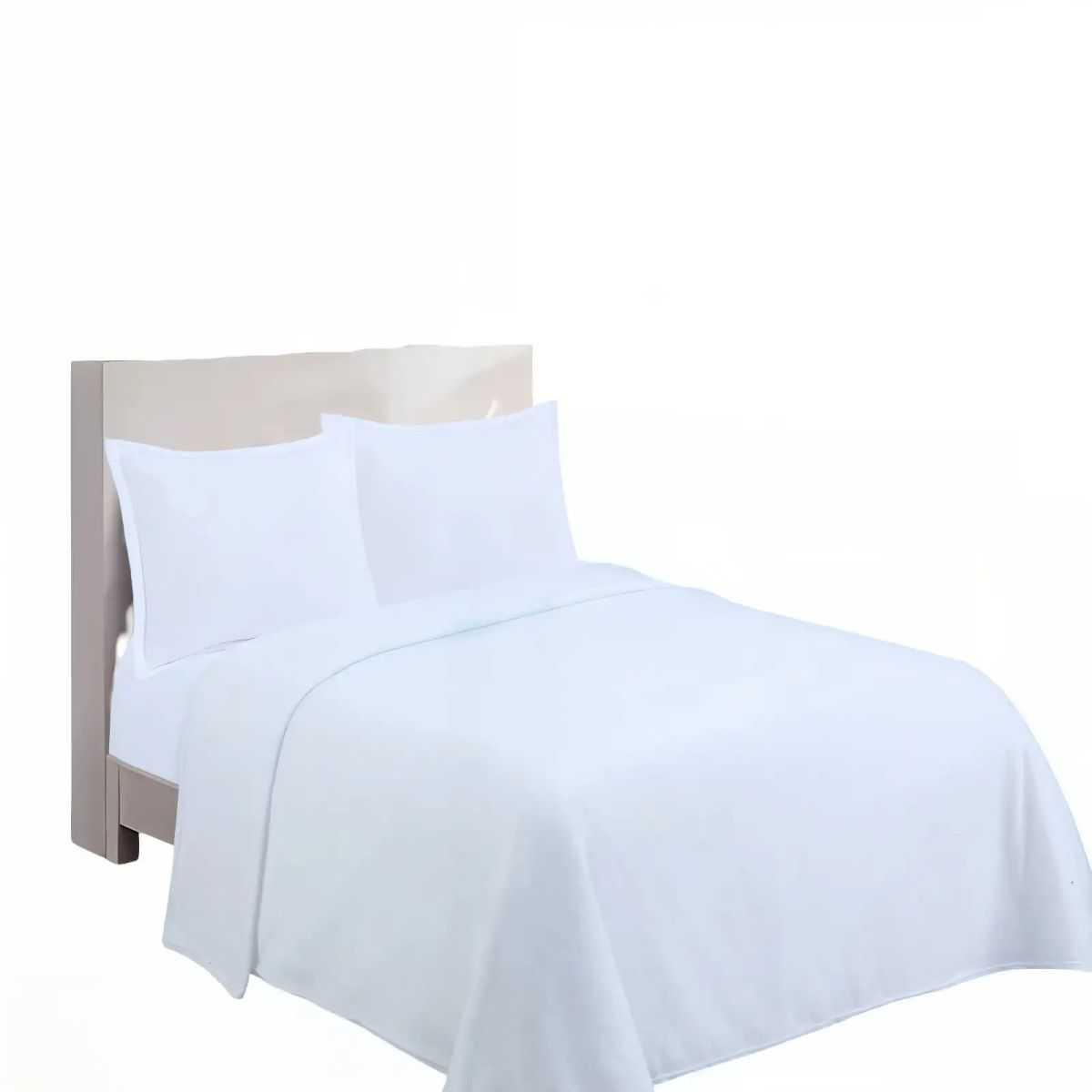 GENERICO - SABANA POLAR PREMIUM TENG FEI 2 PLAZAS  COLOR BLANCO