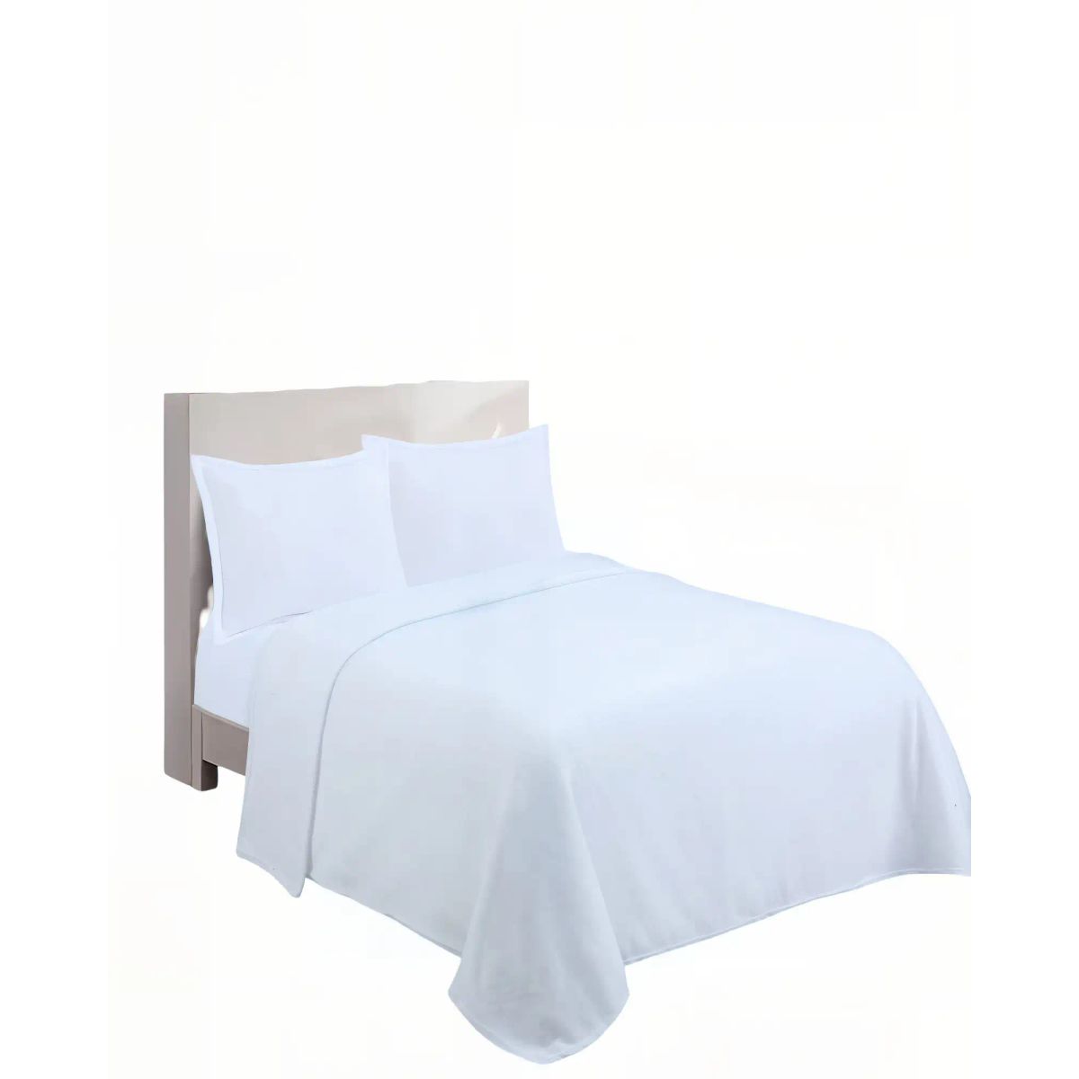 GENERICO - SABANA POLAR PREMIUM TENG FEI 2 PLAZAS  COLOR BLANCO