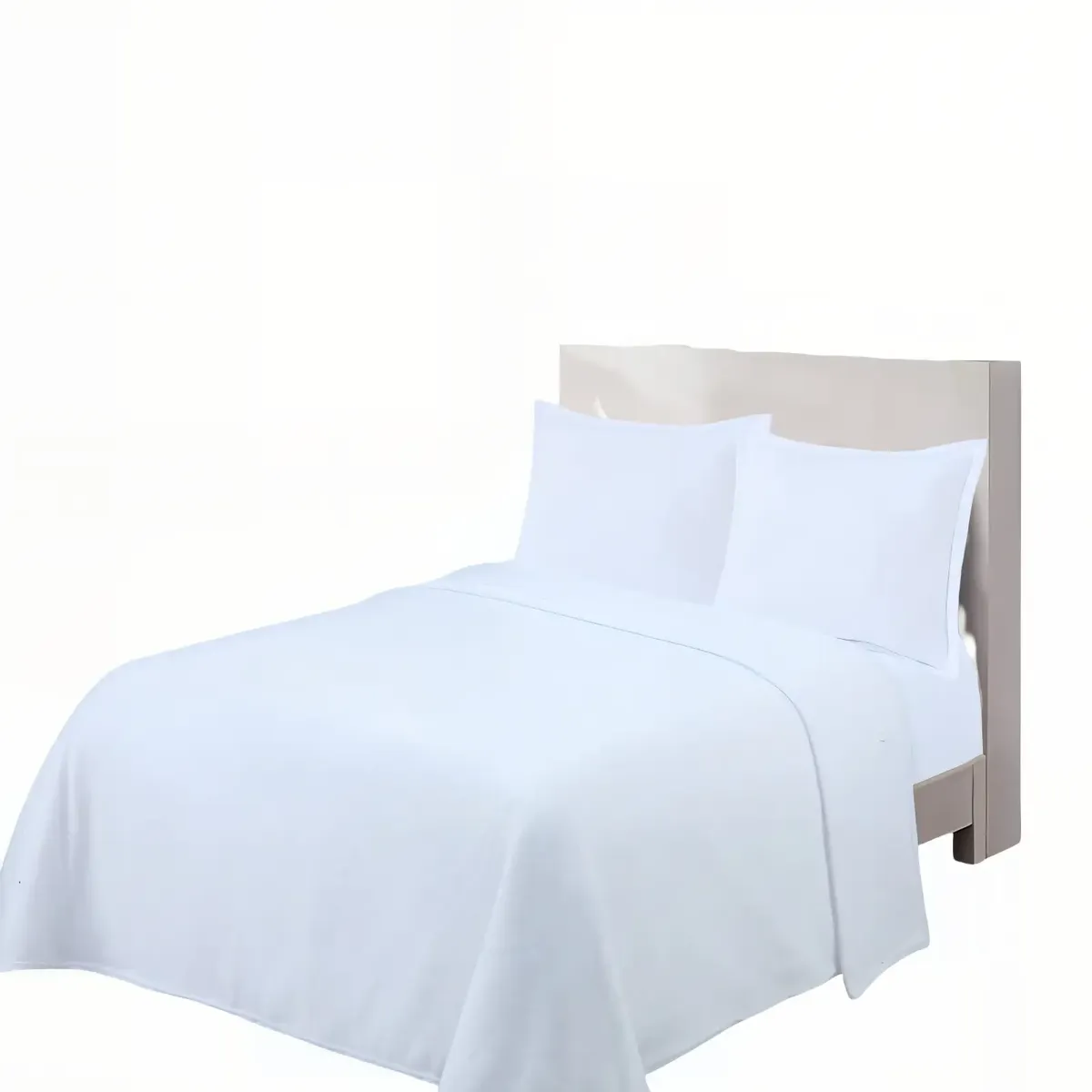 GENERICO - SABANA POLAR PREMIUM TENG FEI 2 PLAZAS  COLOR BLANCO