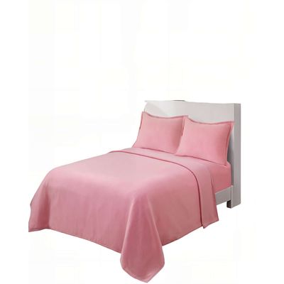 Imagen 2 del producto SABANA POLAR PREMIUM TENG FEI 2 PLAZAS COLOR ROSADO