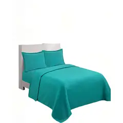 GENERICO - SABANA POLAR PREMIUM TENG FEI 2 PLAZAS COLOR TURQUESA