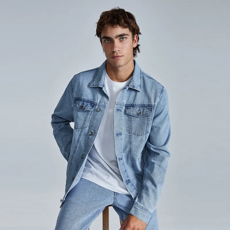 COTTON ON - Chaqueta Denim Hombre