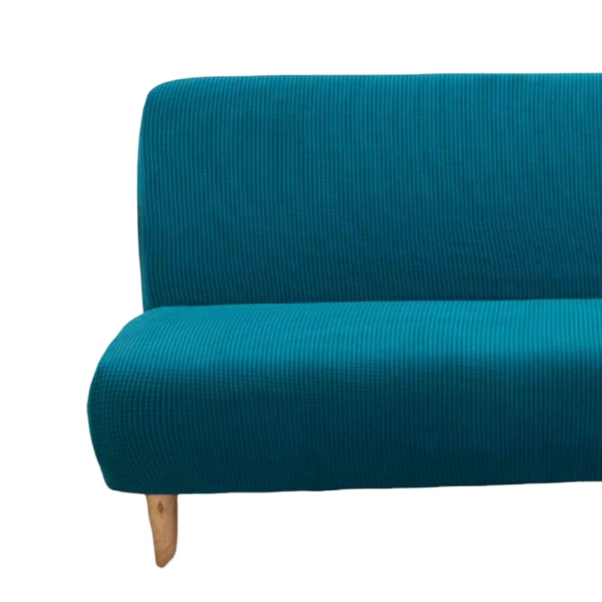 GENERICO - FUNDA DE FUTON CUADRILLE TURQUESA
