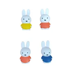 AP JUNIOR - Set de 4 Imanes Miffy - Color Rojo, Amarillo, Azul