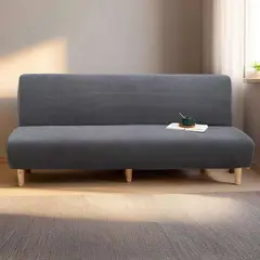 GENERICO - FUNDA DE FUTON CUADRILLE GRIS