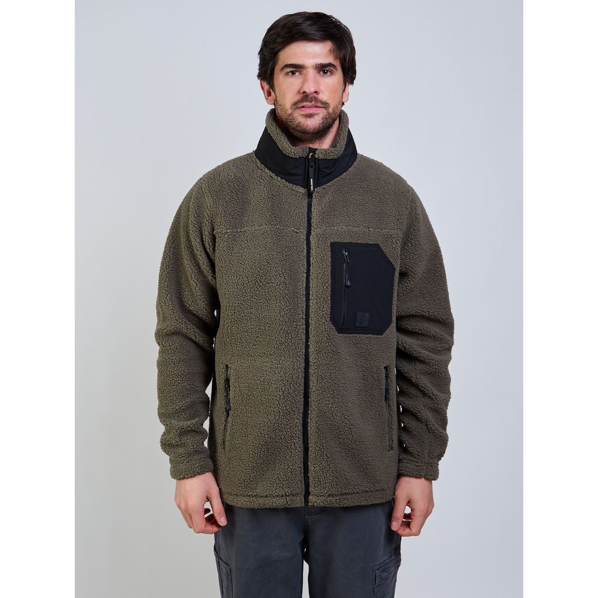 VOLCOM - Poleron Bonded Dark Swell Verde Hombre Volcom