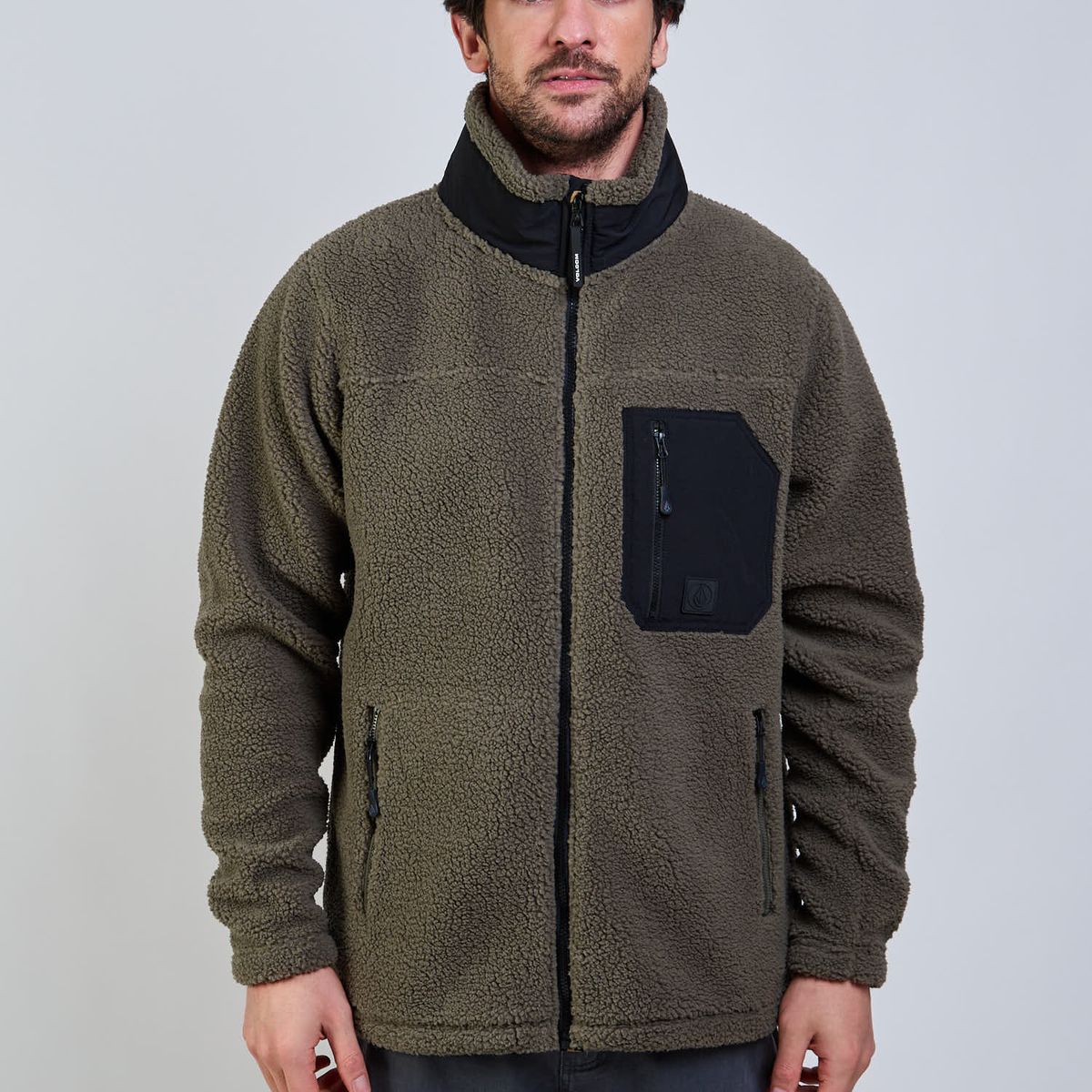 VOLCOM - Poleron Bonded Dark Swell Verde Hombre Volcom