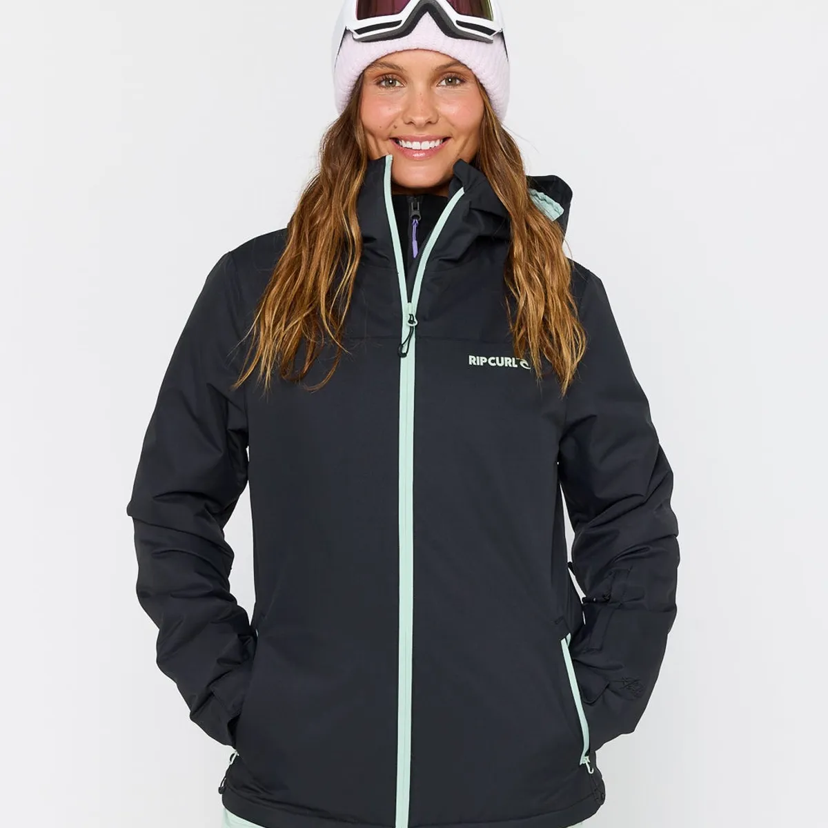 RIP CURL - Parka Snow Betty Negro Mujer Rip Curl