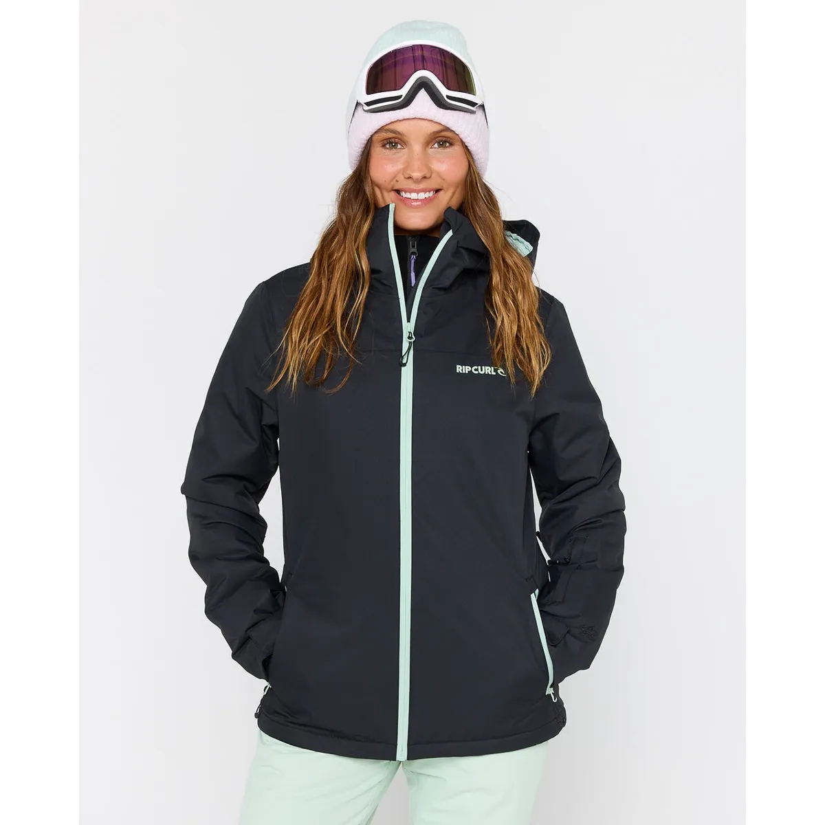 RIP CURL - Parka Snow Betty Negro Mujer Rip Curl