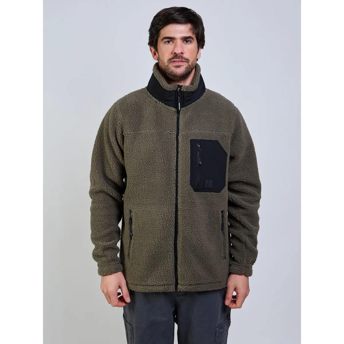 VOLCOM - Poleron Bonded Dark Swell Verde Hombre Volcom