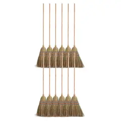 GENERICO - Escoba De Rama 5 Costuras - Pack 12 Unidades