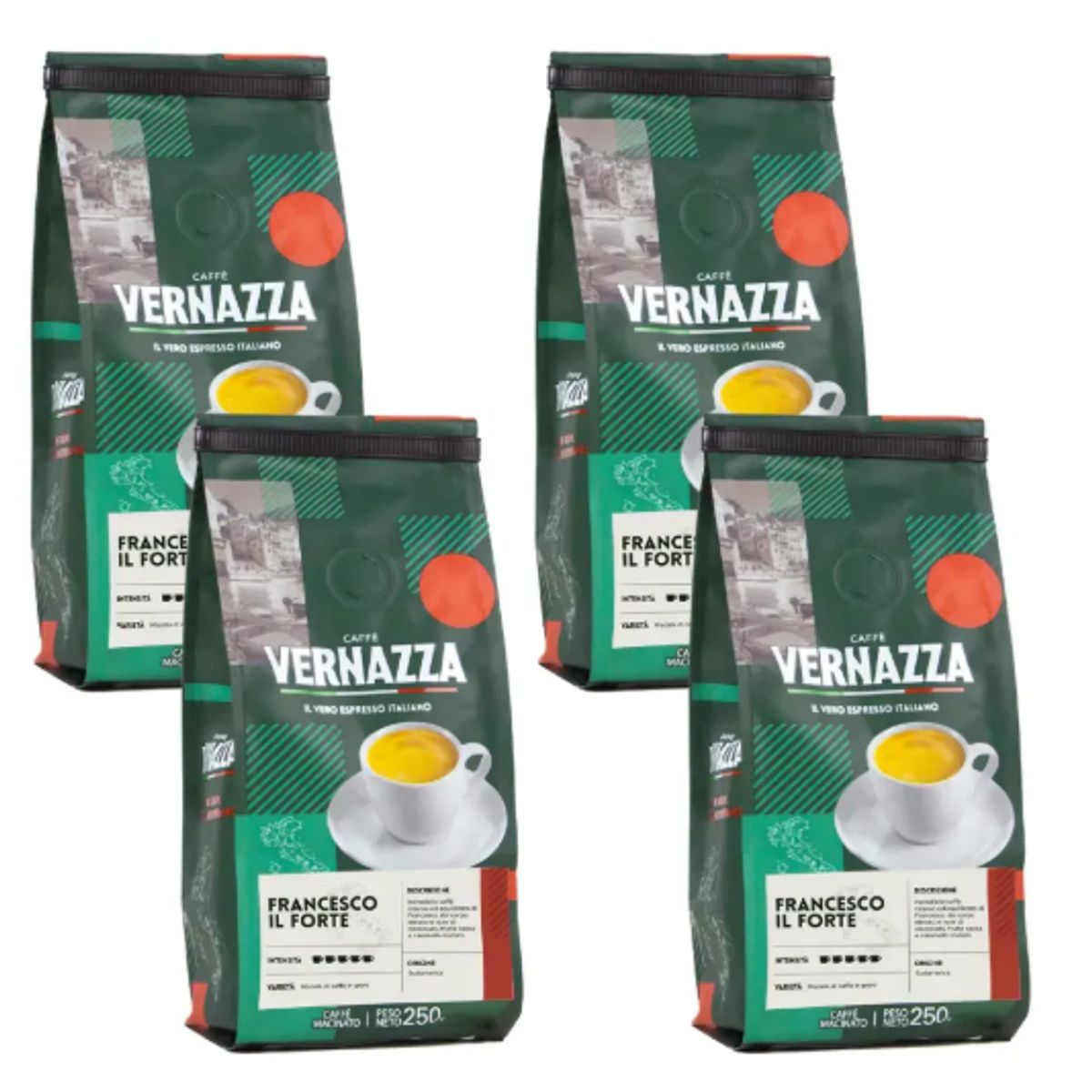 CAFFE VERNAZZA - Caffè Vernazza Francesco Il Forte Molido 1 kilo