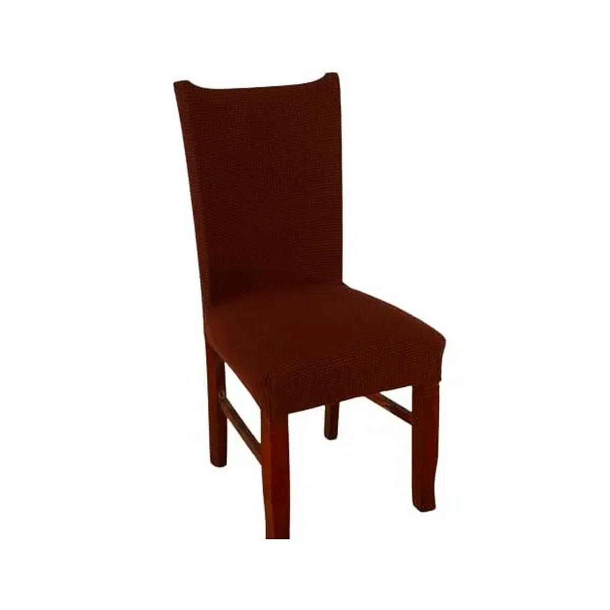 GENERICO - Funda Para Sillas Tela Gruesa Asiento Comedor Marron Oscuro