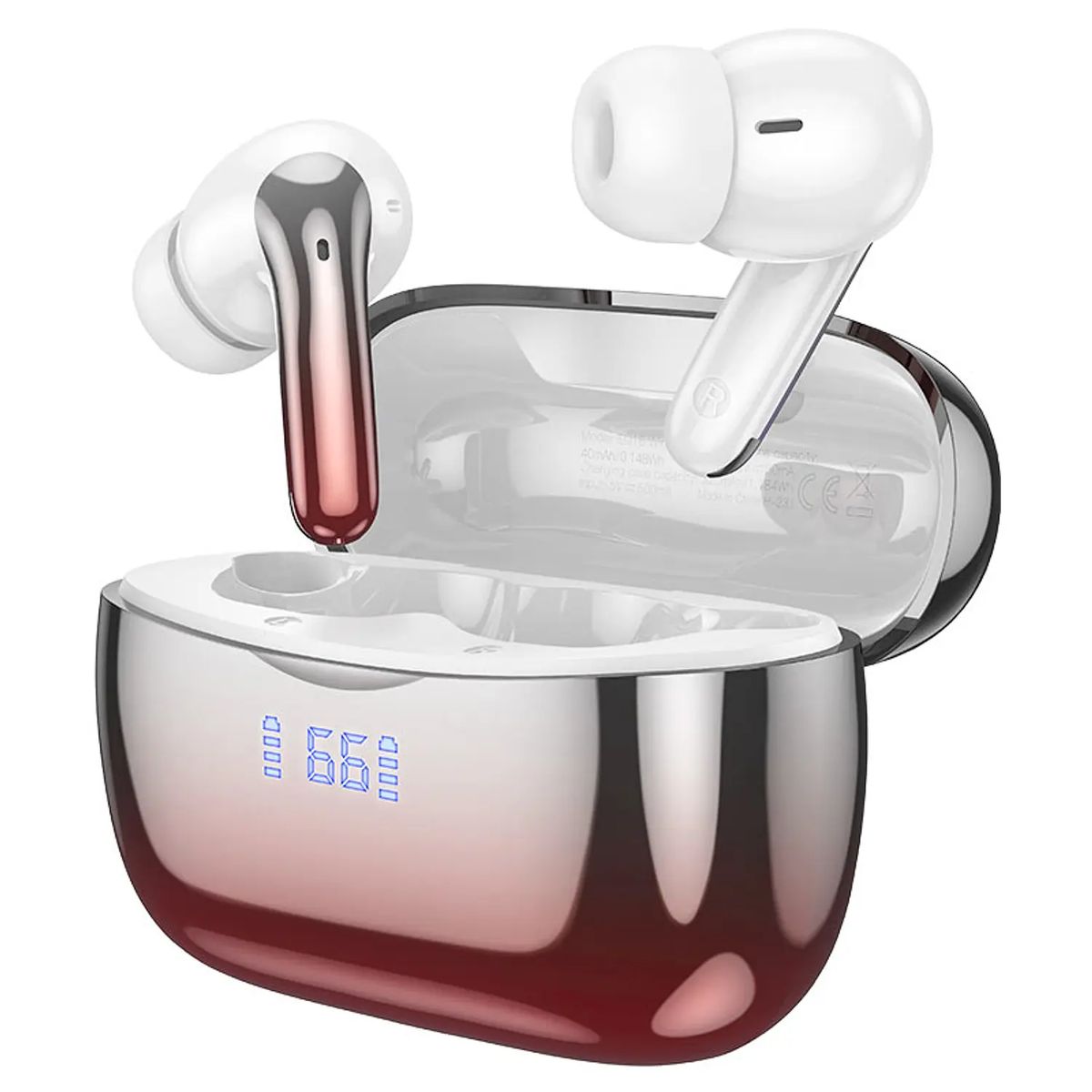HOCO - Audífonos Bluetooth HOCO EQ16 SHINETRU WRLS ANC+ ENC NOISE ROJO