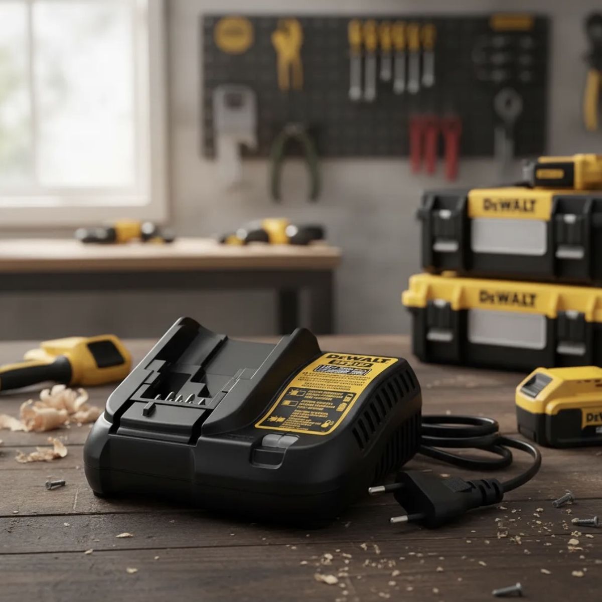 DEWALT - Cargador De Batería De Litio Dewalt Dcb107 12v-20v