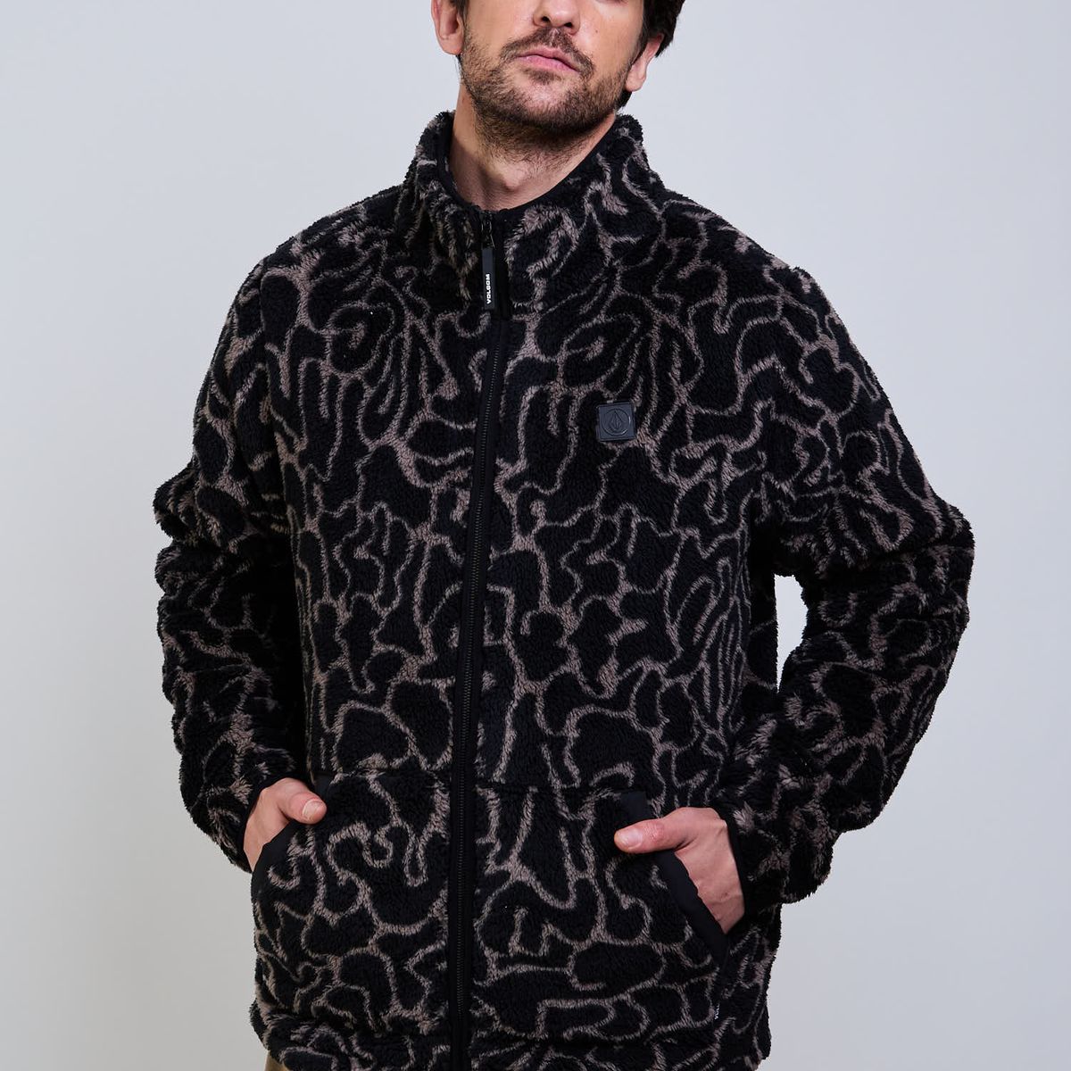 VOLCOM - Poleron Chiporro Shore Dive Negro Hombre Volcom