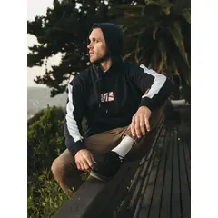 RUSTY - Poleron Canguro Div. Hoodie Azul Hombre