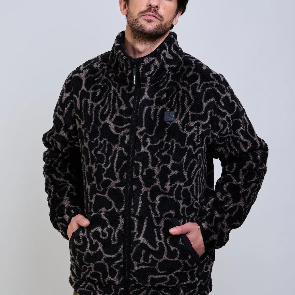 VOLCOM - Poleron Chiporro Shore Dive Negro Hombre Volcom