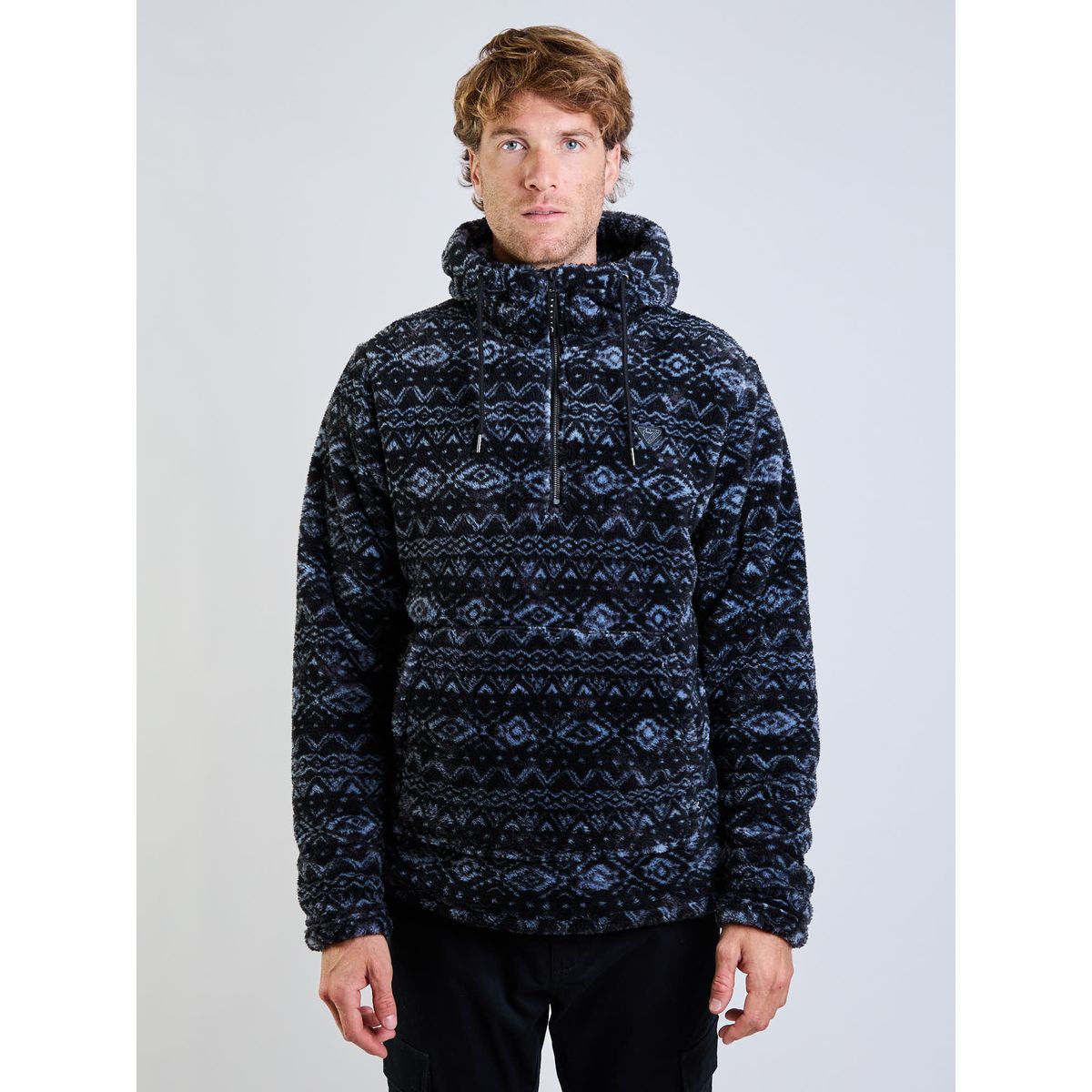 RUSTY - Poleron Chiporro Low Tide Gris Hombre Rusty