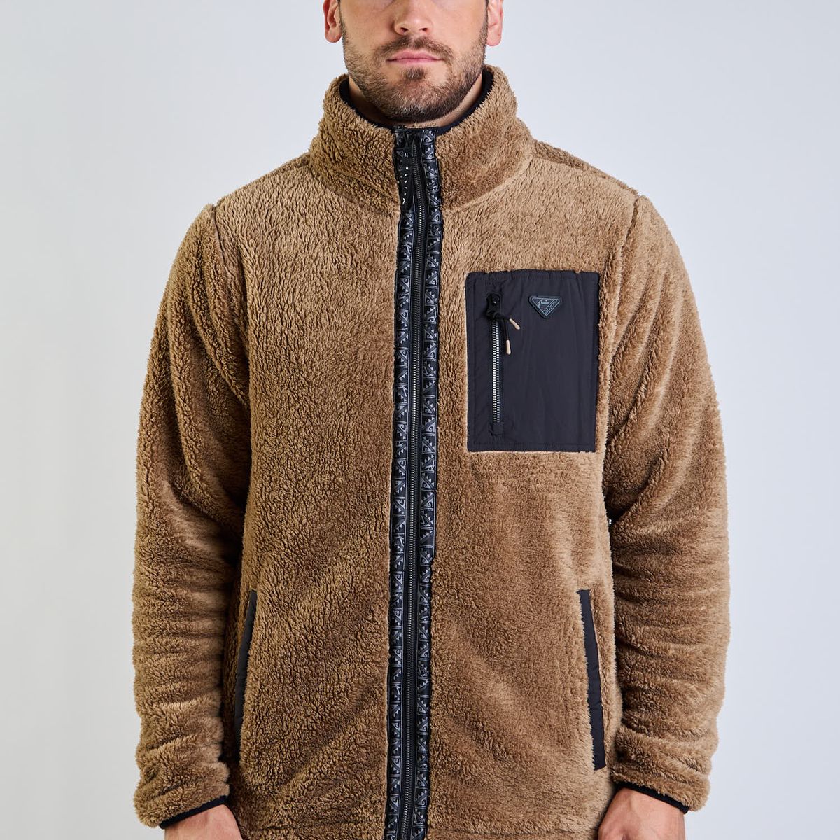 RUSTY - Poleron Chiporro Coffe Fin Café Hombre Rusty