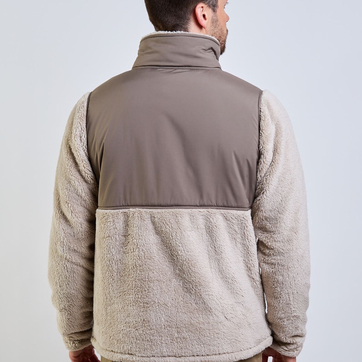RUSTY - Poleron Chiporro Drift Co Beige Hombre Rusty