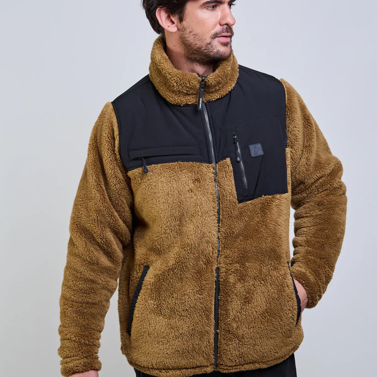 VOLCOM - Poleron Chiporro Burnside Café Hombre Volcom