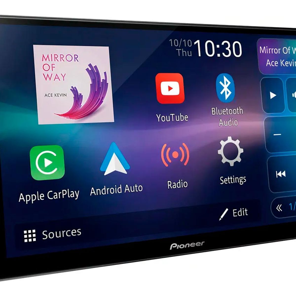 PIONEER - Radio Multimedia Pioneer DMH-AP6650BT 9 Bluetooth CarPlay Android Auto