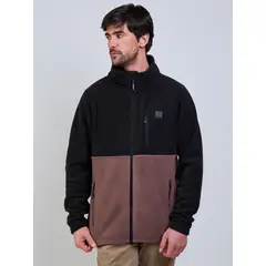 VOLCOM - Poleron Polar Wave Dept Café Hombre