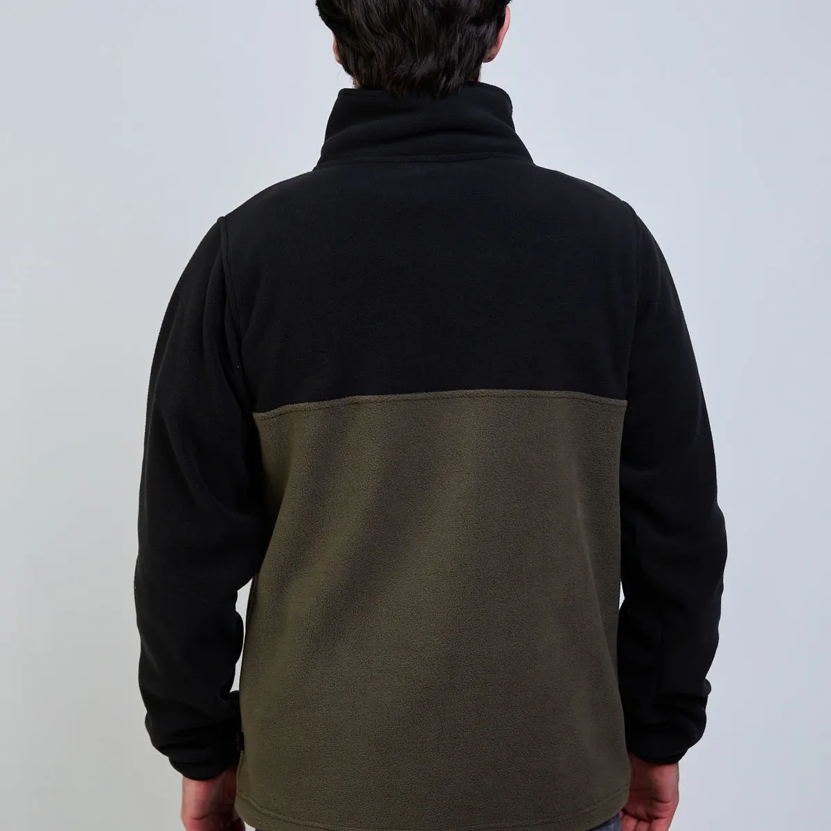 VOLCOM - Poleron Polar Search Zip Crew Verde Hombre Volcom