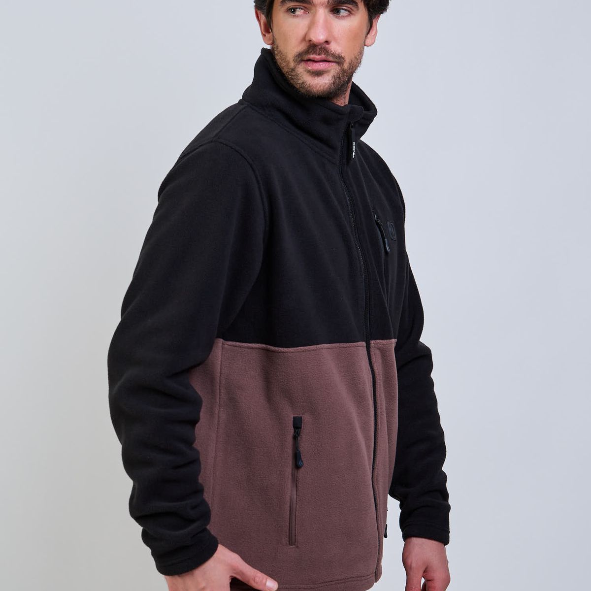 VOLCOM - Poleron Polar Wave Dept Café Hombre Volcom