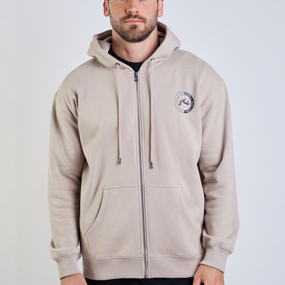 RUSTY - Poleron FZ Fifty Beige Hombre Rusty
