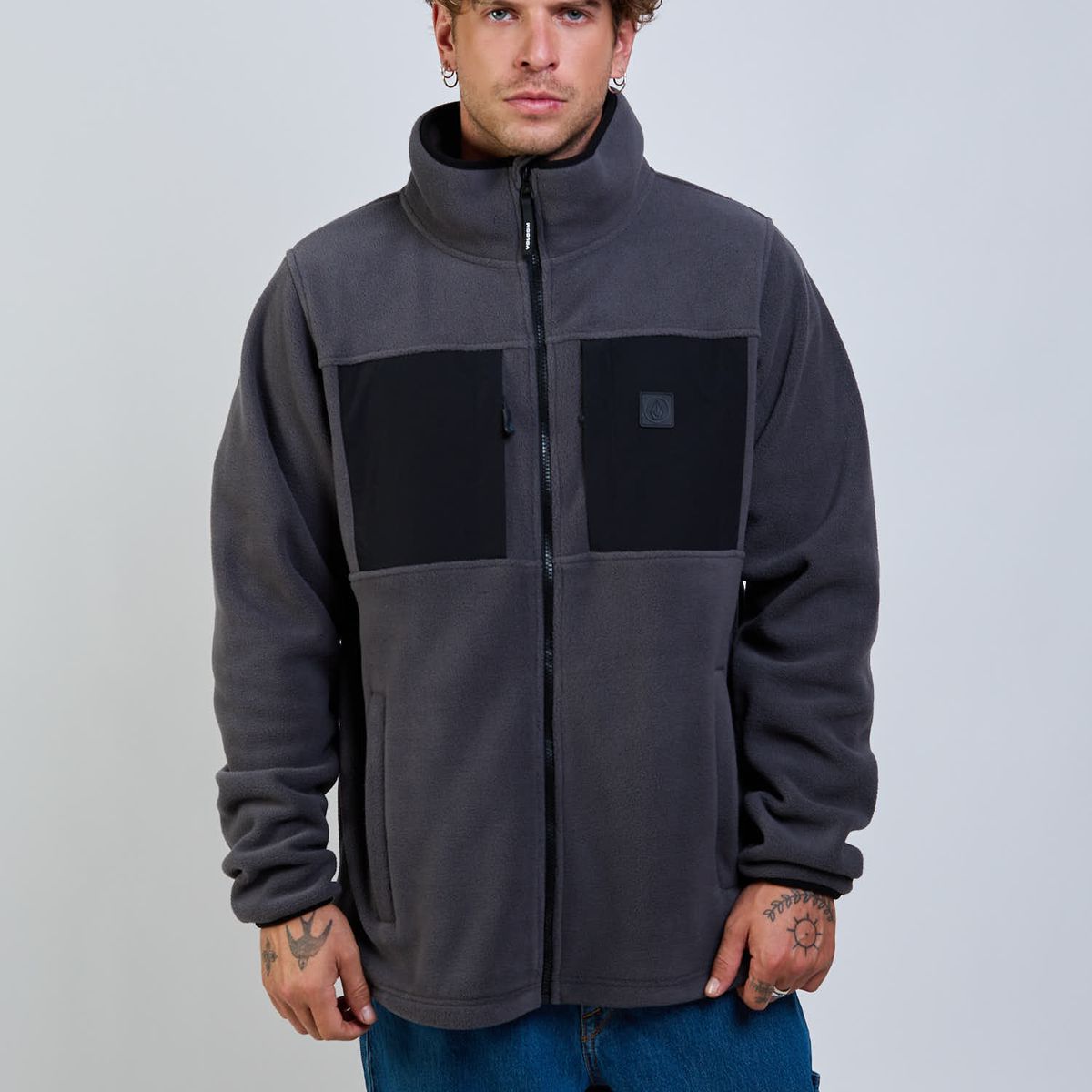 VOLCOM - Poleron Polar Deep Seal Gris Hombre Volcom