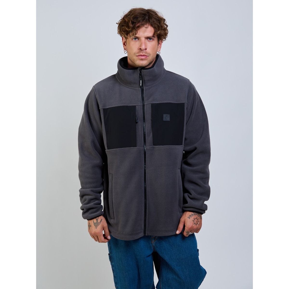 VOLCOM - Poleron Polar Deep Seal Gris Hombre Volcom