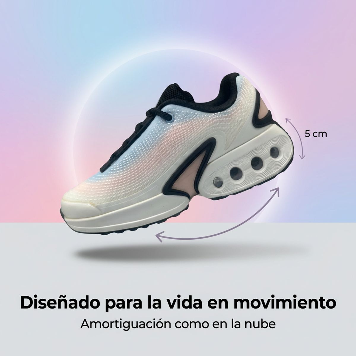 BOVINITA - Zapatilla Mujer Deportiva Blanca Running Gym Livianas Aire