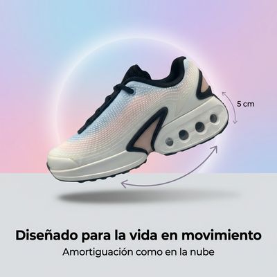 Imagen 2 del producto Zapatilla Mujer Deportiva Blanca Running Gym Livianas Aire