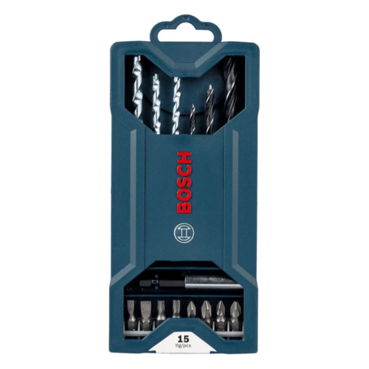 BOSCH - Brocas Mini-x-line Madera,muro Y Puntas Juego De 15pzs