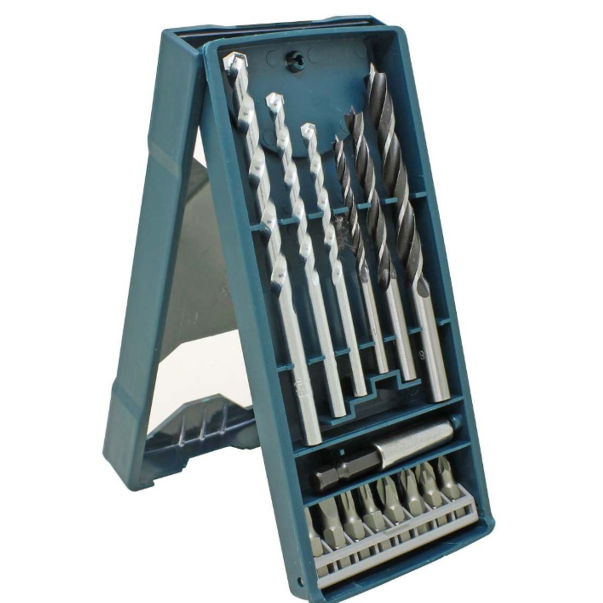 BOSCH - Brocas Mini-x-line Madera,muro Y Puntas Juego De 15pzs