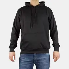 LIKE SHOP - Polerón Canguro Hombre Forro Interior Polar Con Gorro Z105