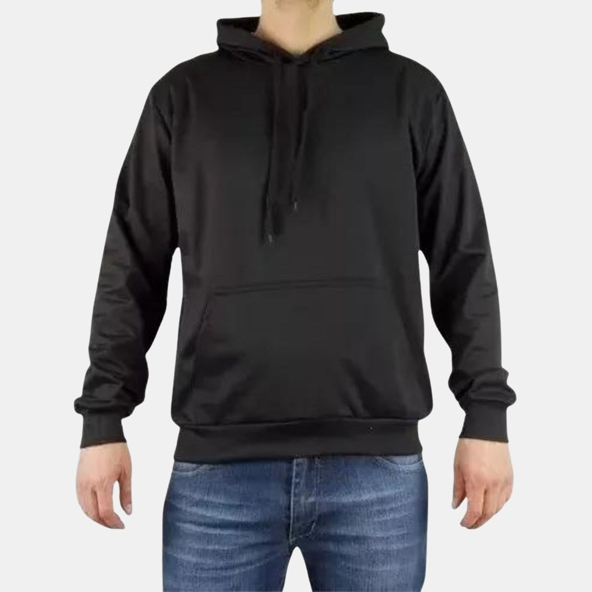 LIKE SHOP - Polerón Canguro Hombre Forro Interior Polar Con Gorro Z105
