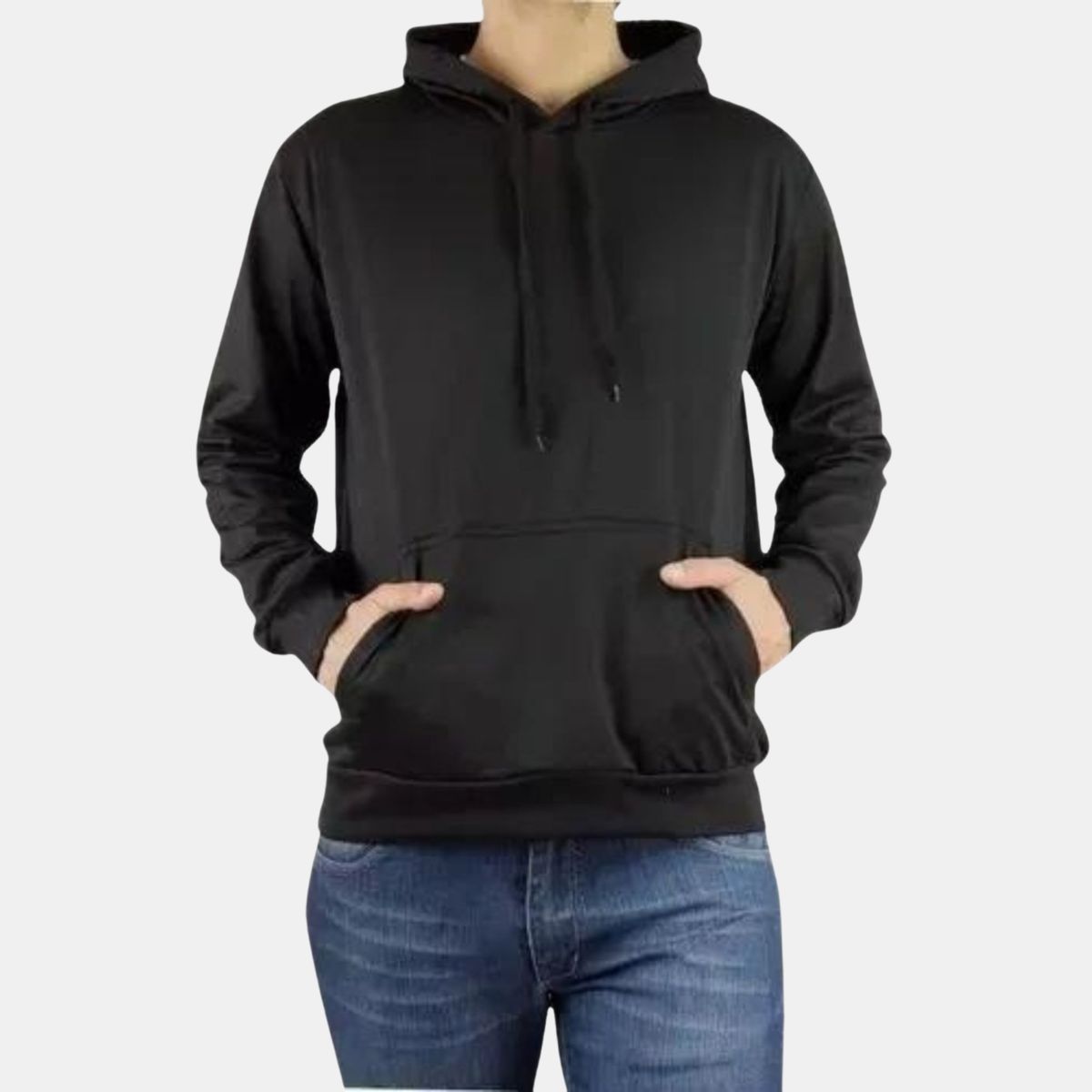 LIKE SHOP - Polerón Canguro Hombre Forro Interior Polar Con Gorro Z105