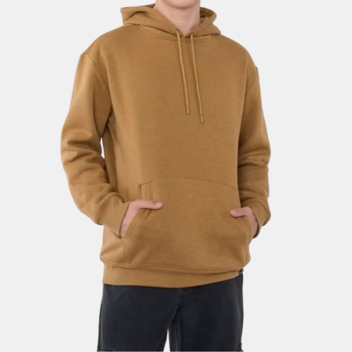 LIKE SHOP - Polerón Canguro Hombre Forro Interior Polar Con Gorro Z105