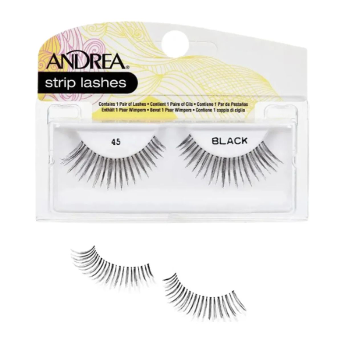 GENERICO - Pestañas Postizas Andrea Strip Lashes Modelo 45