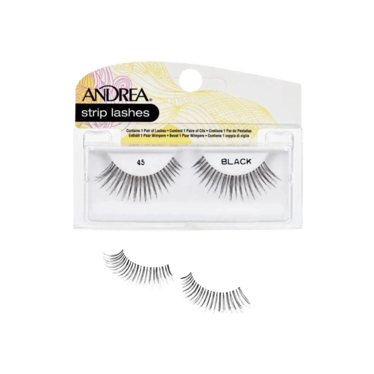 GENERICO - Pestañas Postizas Andrea Strip Lashes Modelo 45