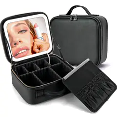 GENERICO - COSMETIQUERO CON ESPEJO LED 2026