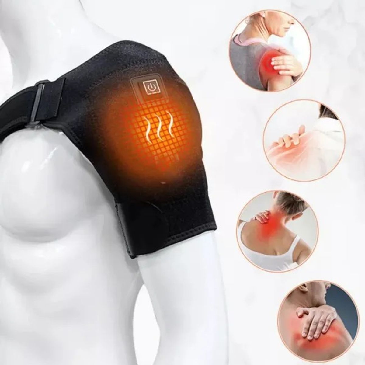 MOVI - Hombrera con Calor para alivio del dolor