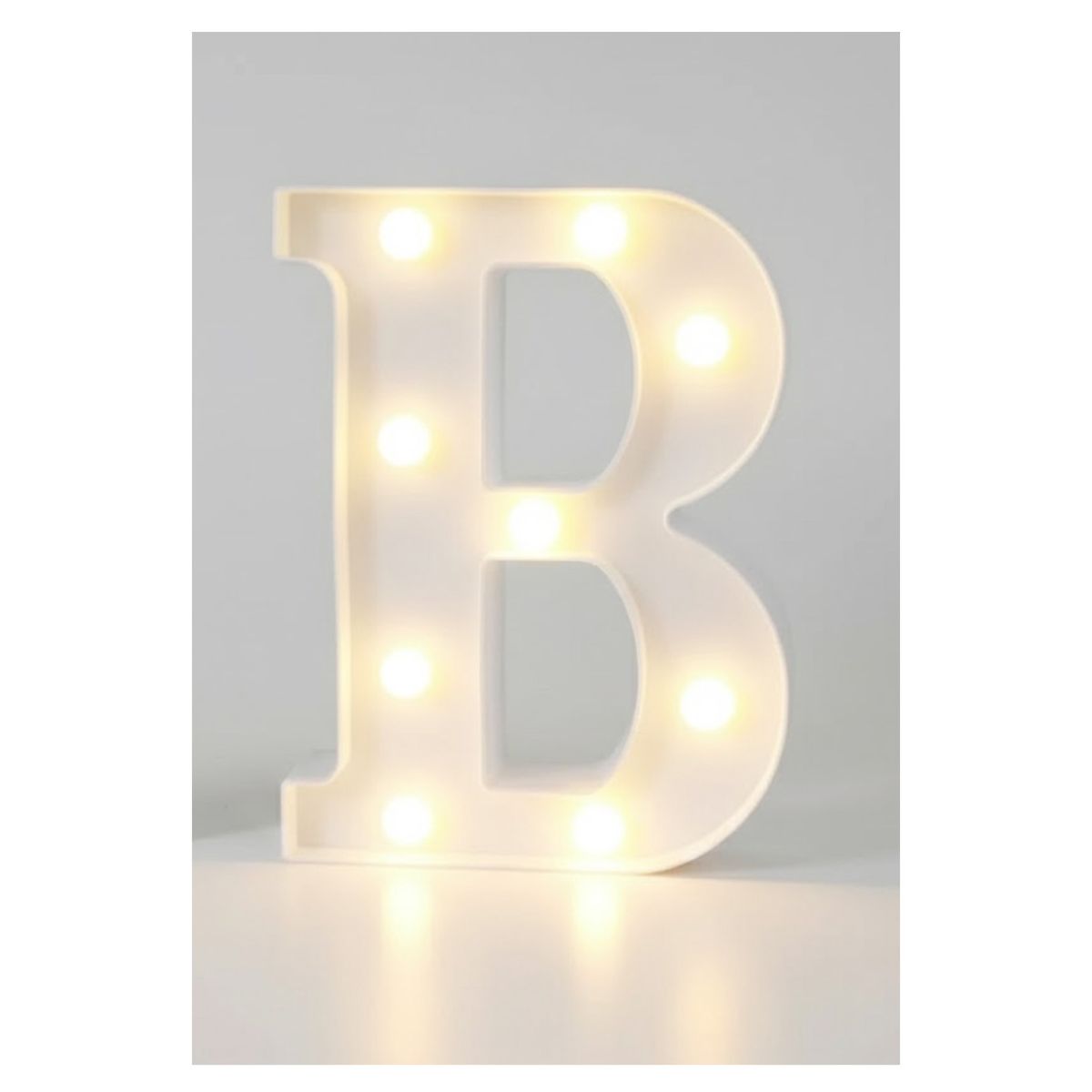 GENERICO - Letra Luminosa Led Rígido Para Decoración B